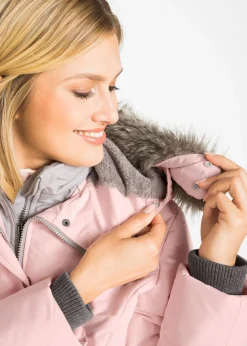 Cazadora de invierno con aspecto 2 en 1