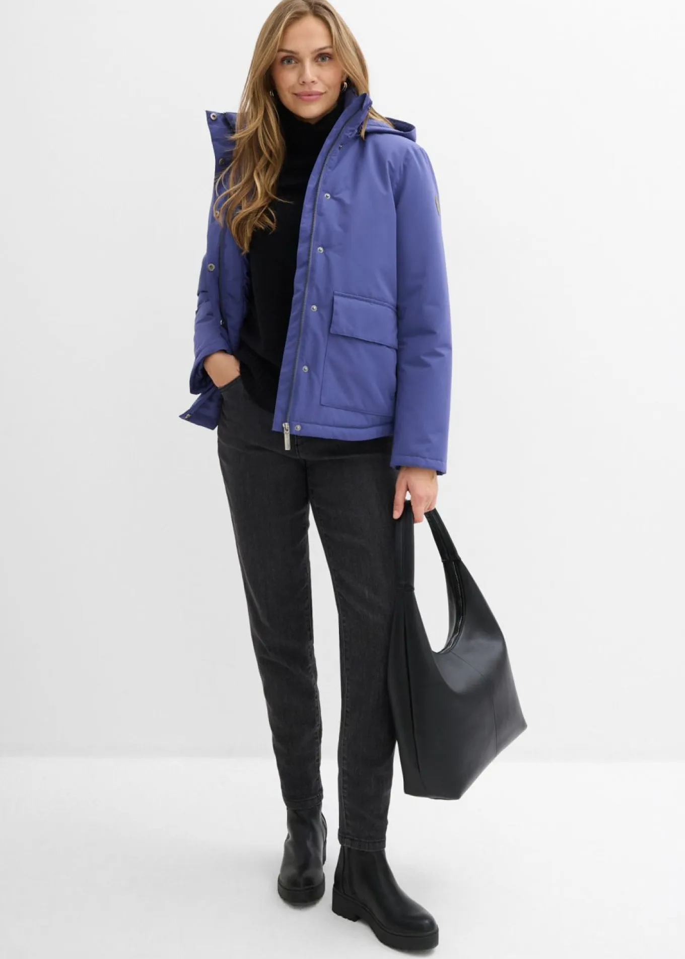 Cazadora de invierno con bolsillos