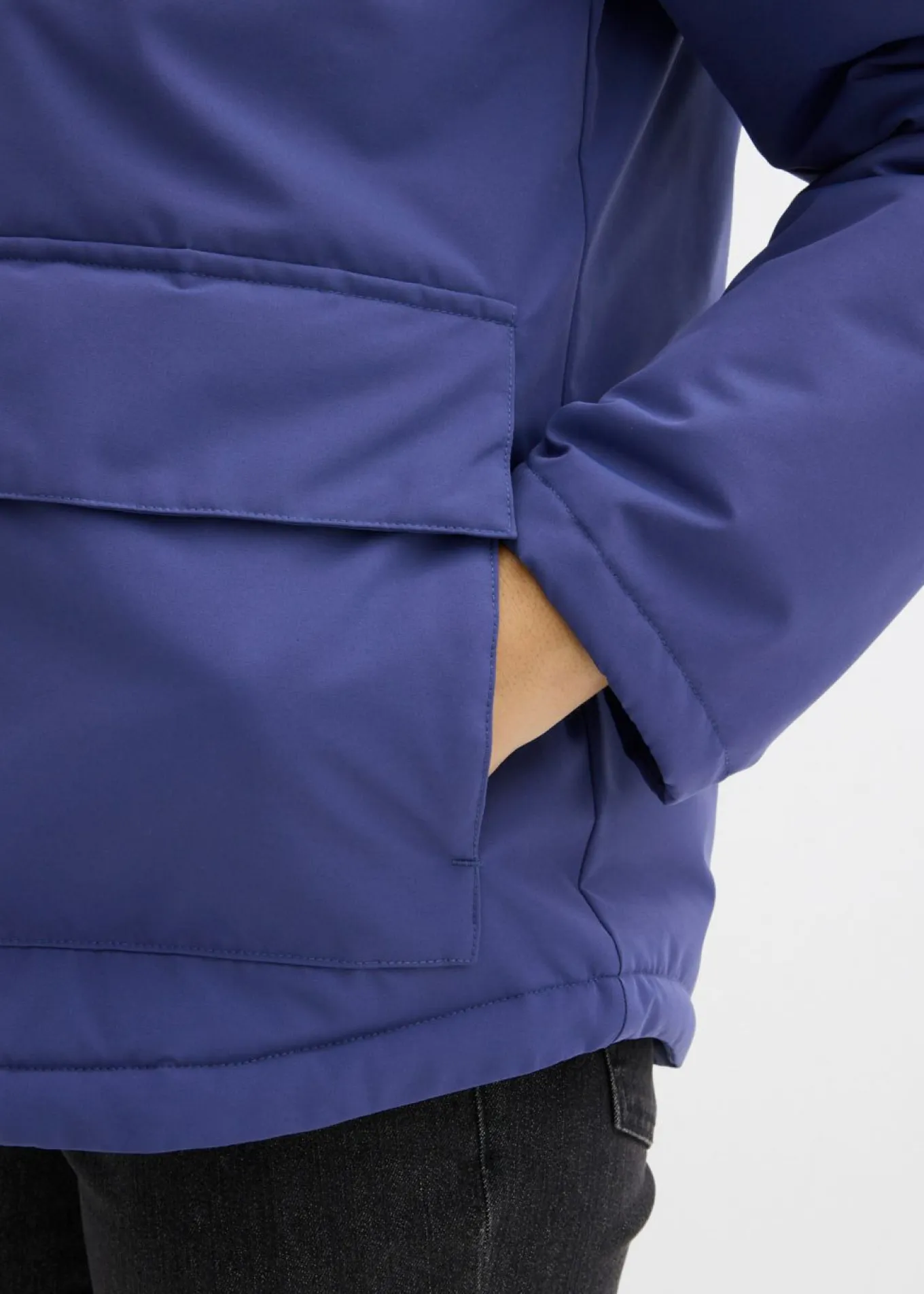 Cazadora de invierno con bolsillos