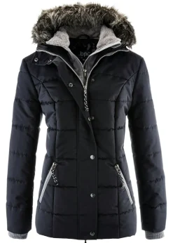 Cazadora de invierno con aspecto 2 en 1