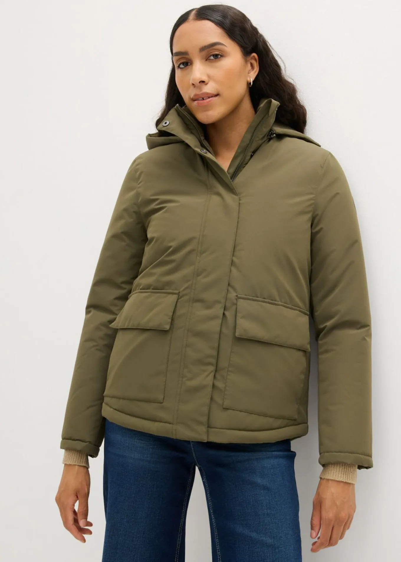 Cazadora de invierno con bolsillos