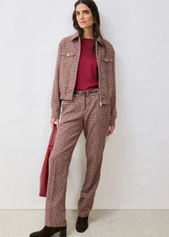 Cazadora de mezcla de lana suave