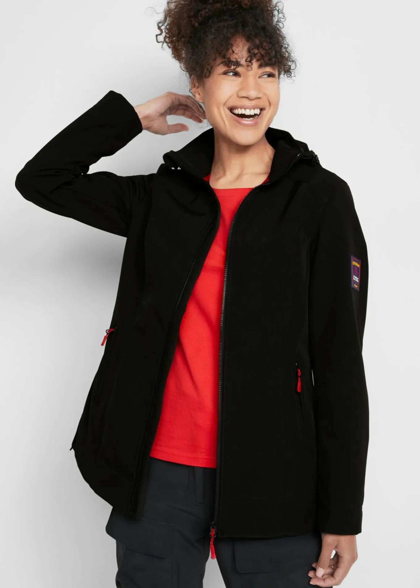 Cazadora de tejido suave impermeable
