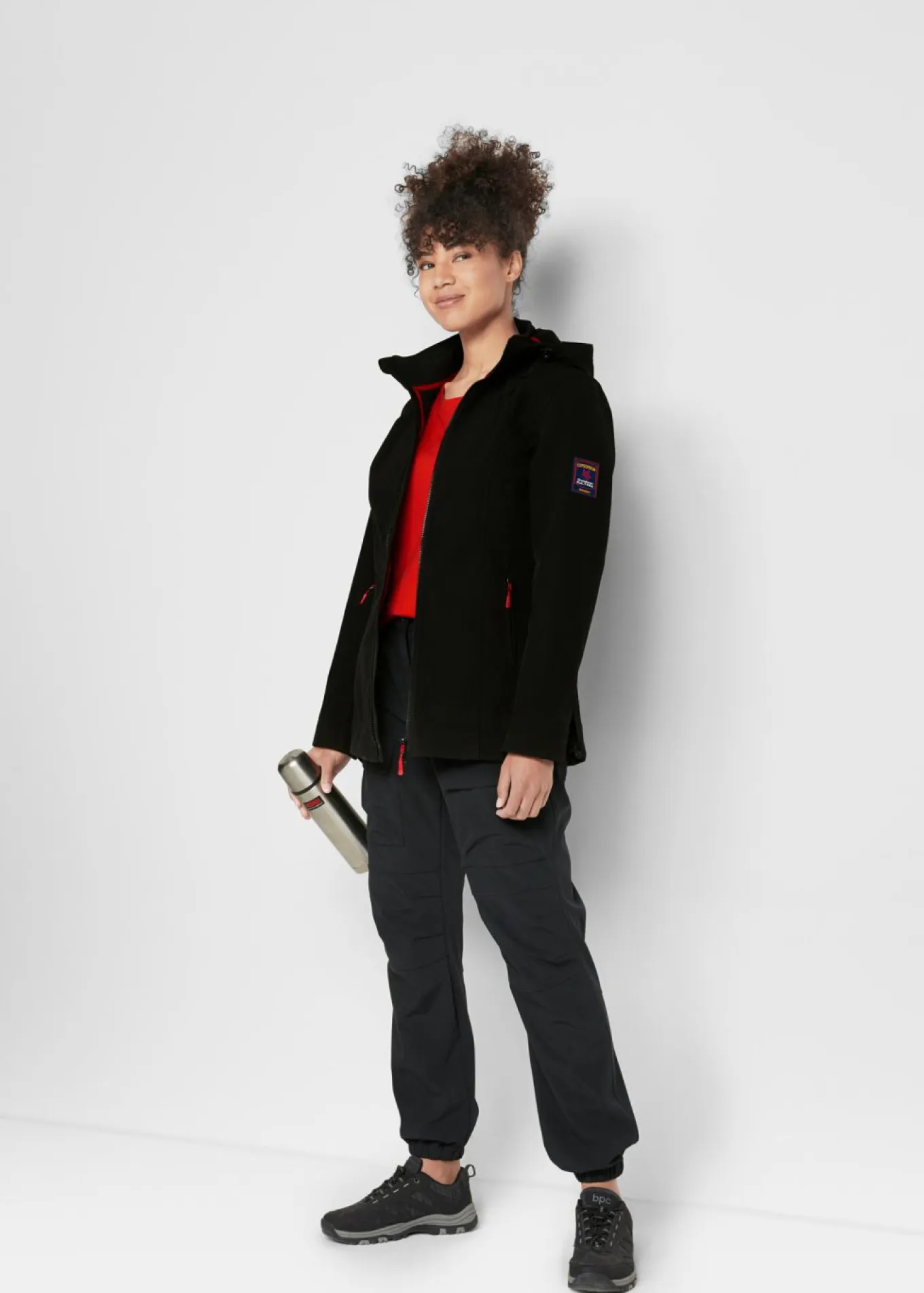 Cazadora de tejido suave impermeable