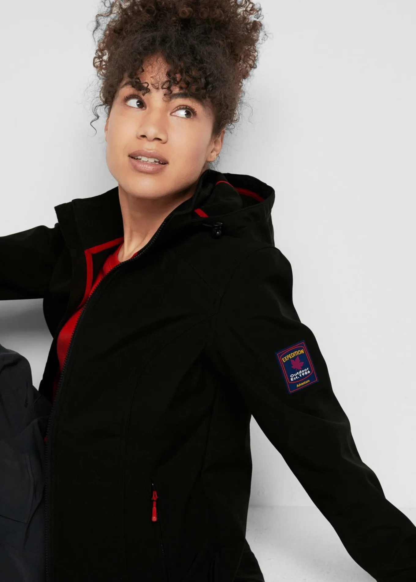 Cazadora de tejido suave impermeable