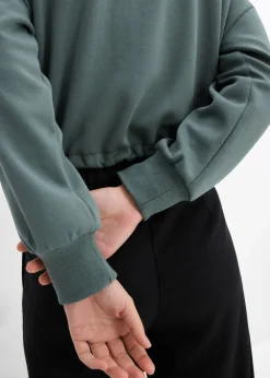 Cazadora oversize de neopreno de suave mezcla de viscosa