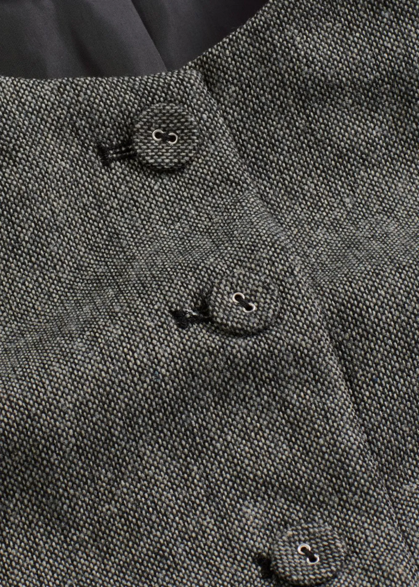 Chaleco con aspecto tweed
