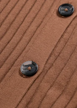 Chaleco de punto de canalé