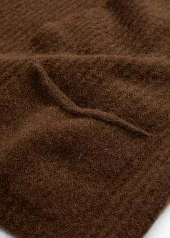 Chaleco de punto grueso con lana de alpaca