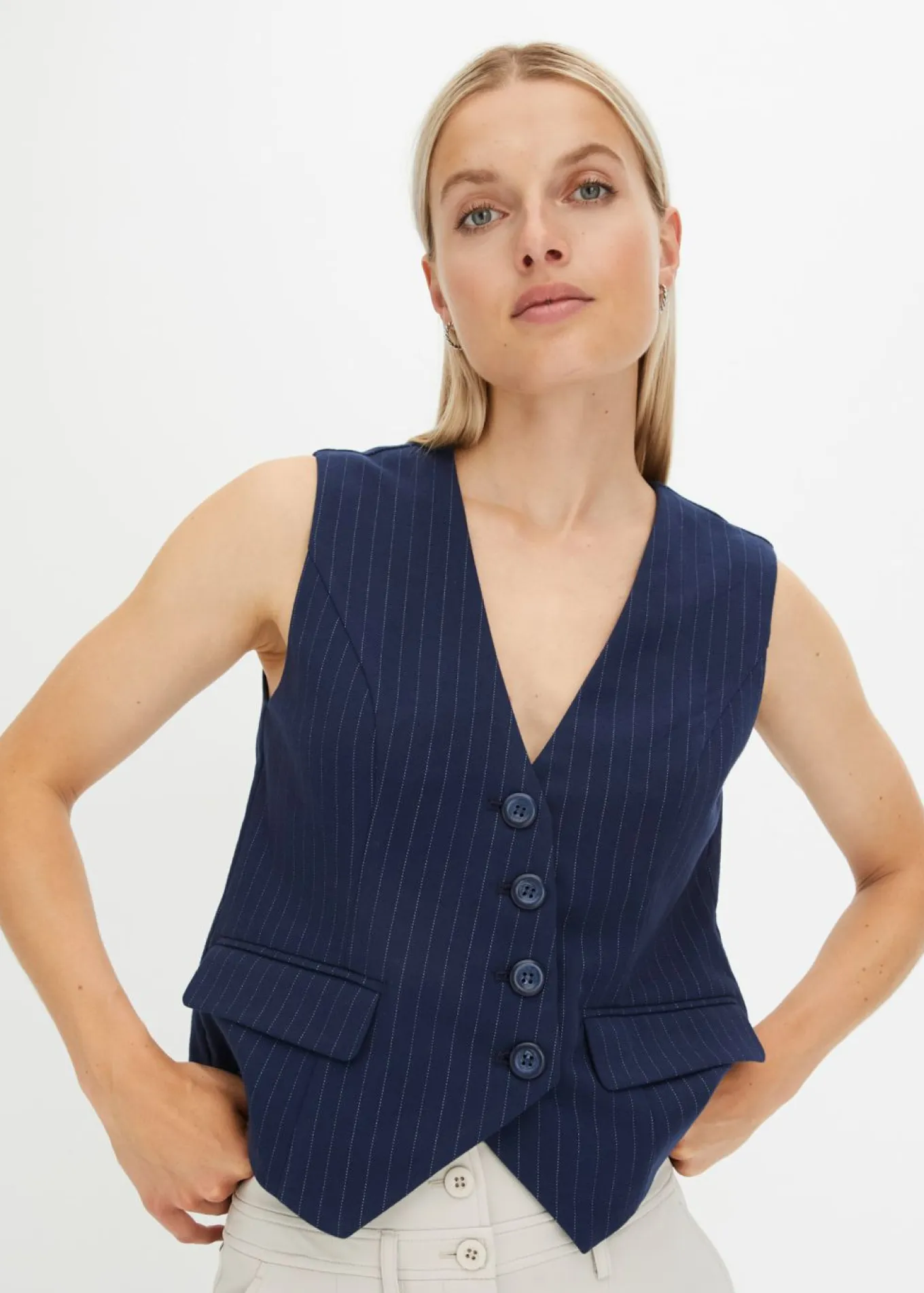 Chaleco de traje de mezcla de viscosa