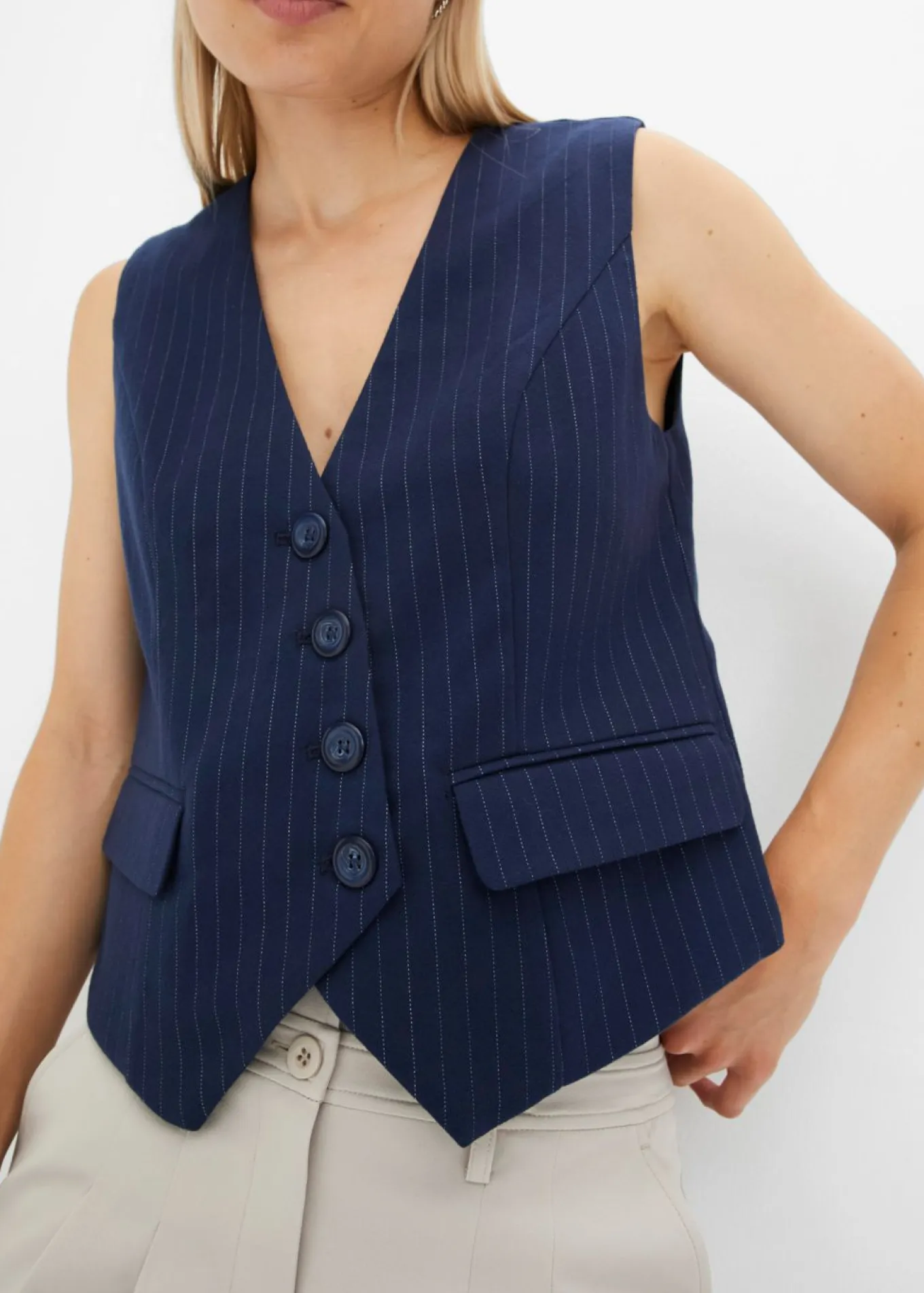 Chaleco de traje de mezcla de viscosa