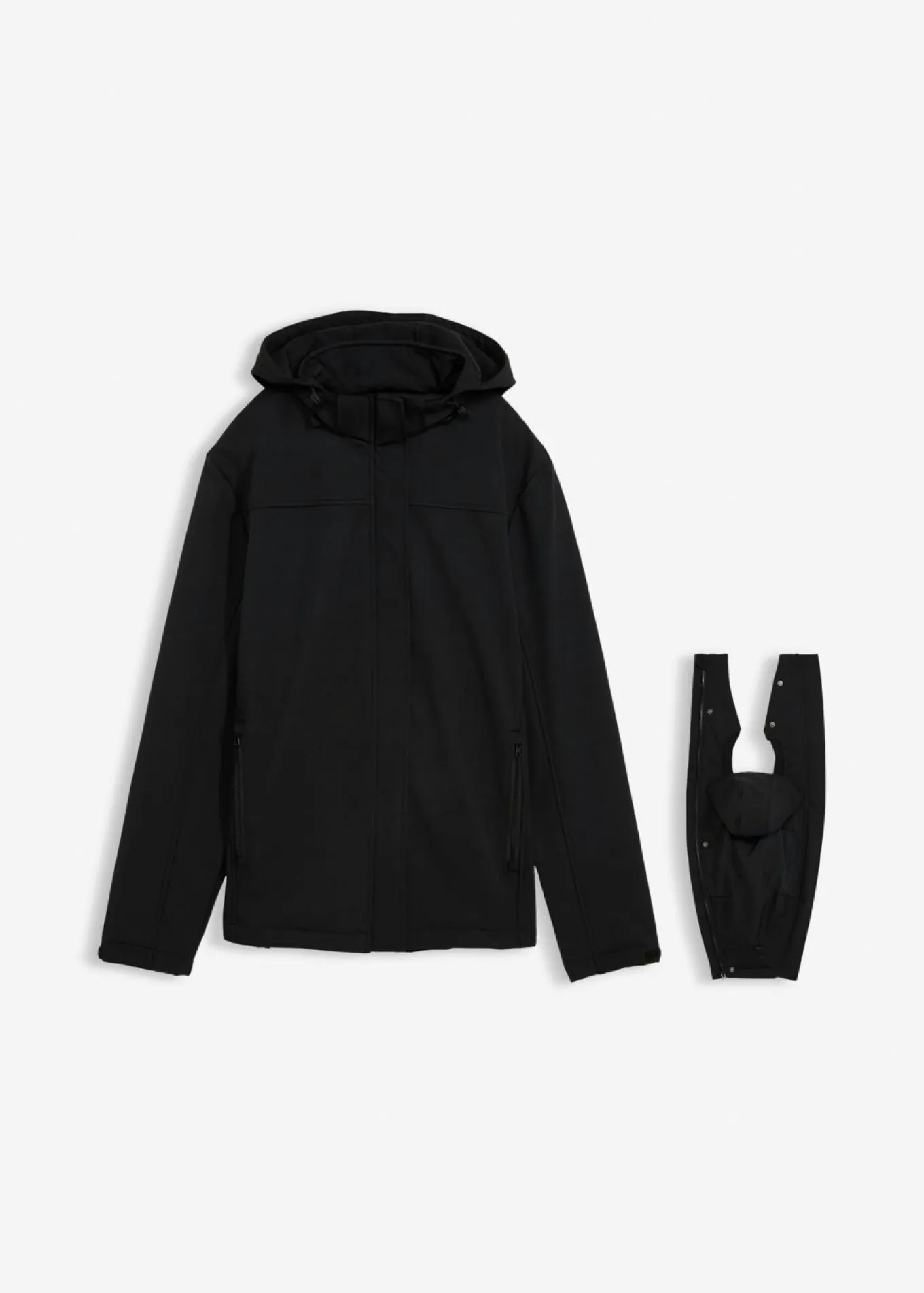 Chaqueta 3 en 1 con función de porteo en la parte delantera y trasera para hombres