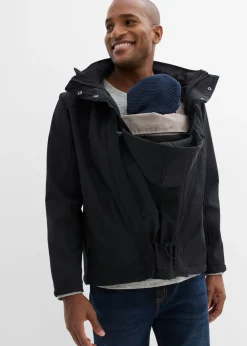 Chaqueta 3 en 1 con función de porteo en la parte delantera y trasera para hombres
