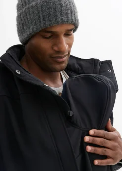 Chaqueta 3 en 1 con función de porteo en la parte delantera y trasera para hombres