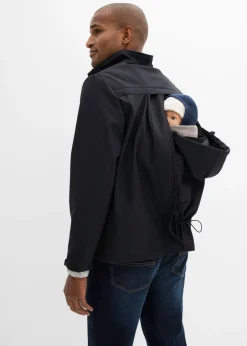 Chaqueta 3 en 1 con función de porteo en la parte delantera y trasera para hombres