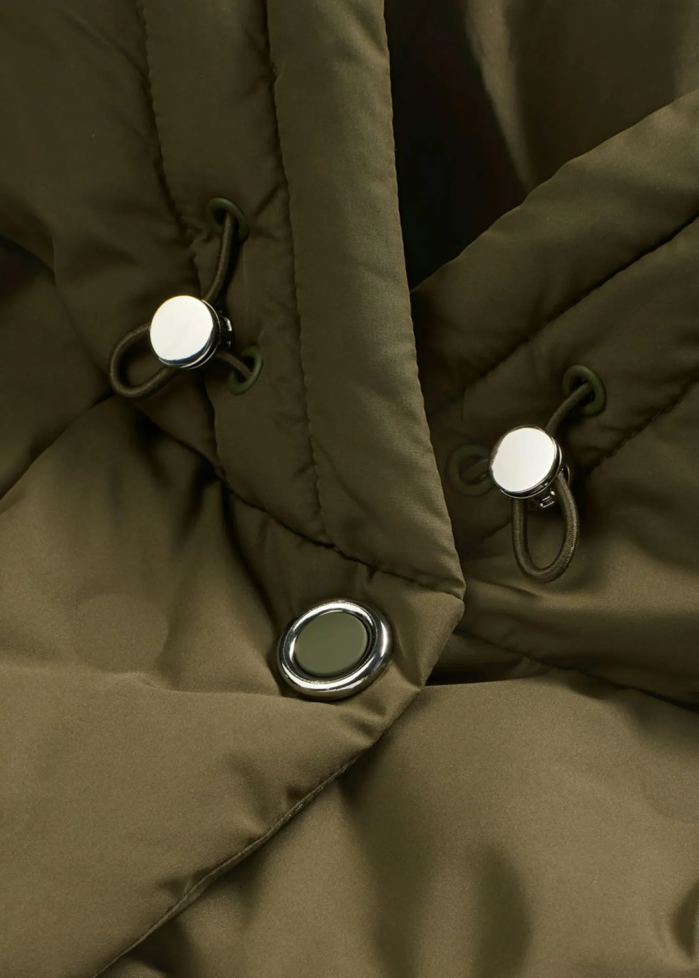 Chaqueta acolchada con aspecto 2 en 1