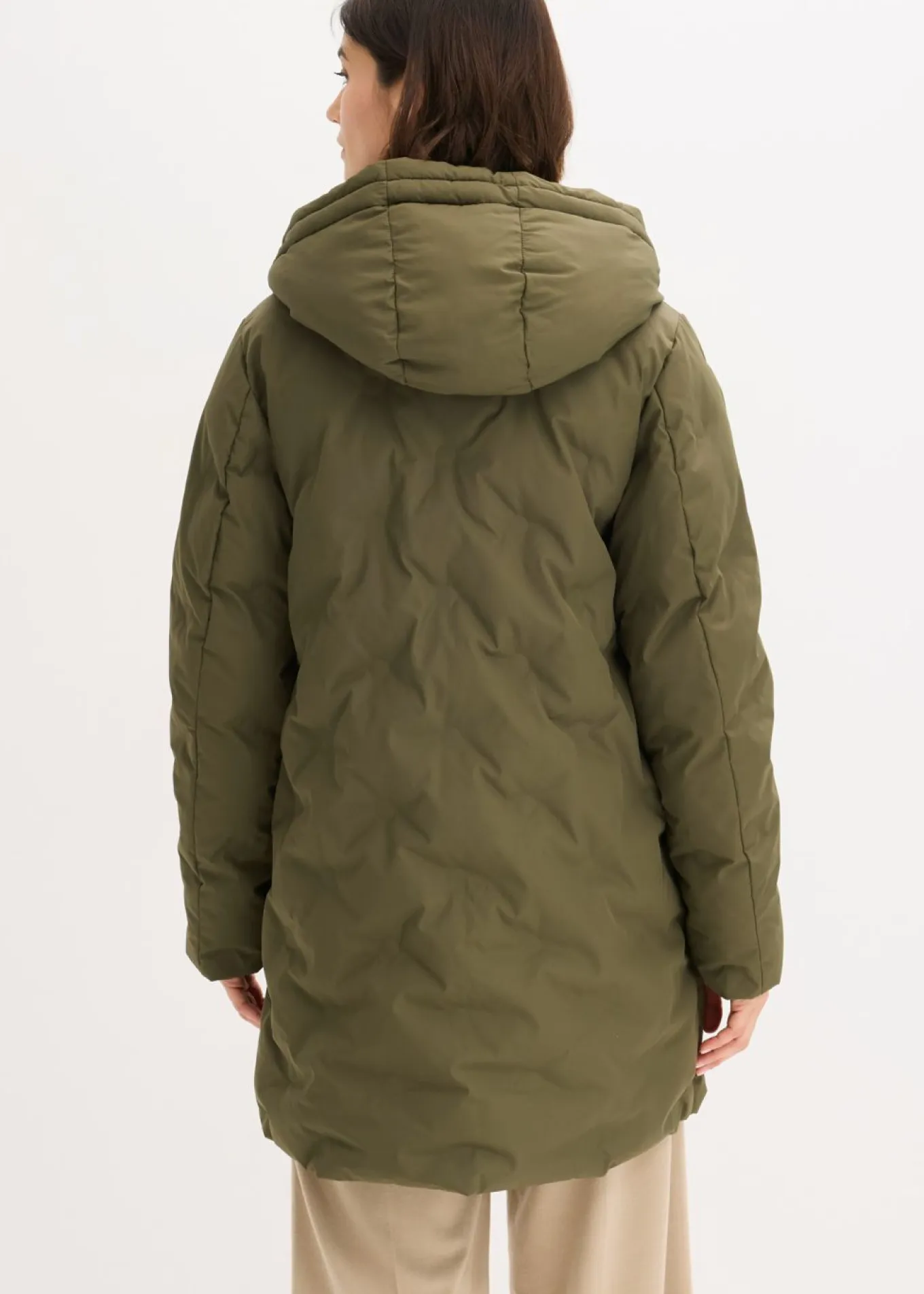 Chaqueta acolchada con aspecto 2 en 1