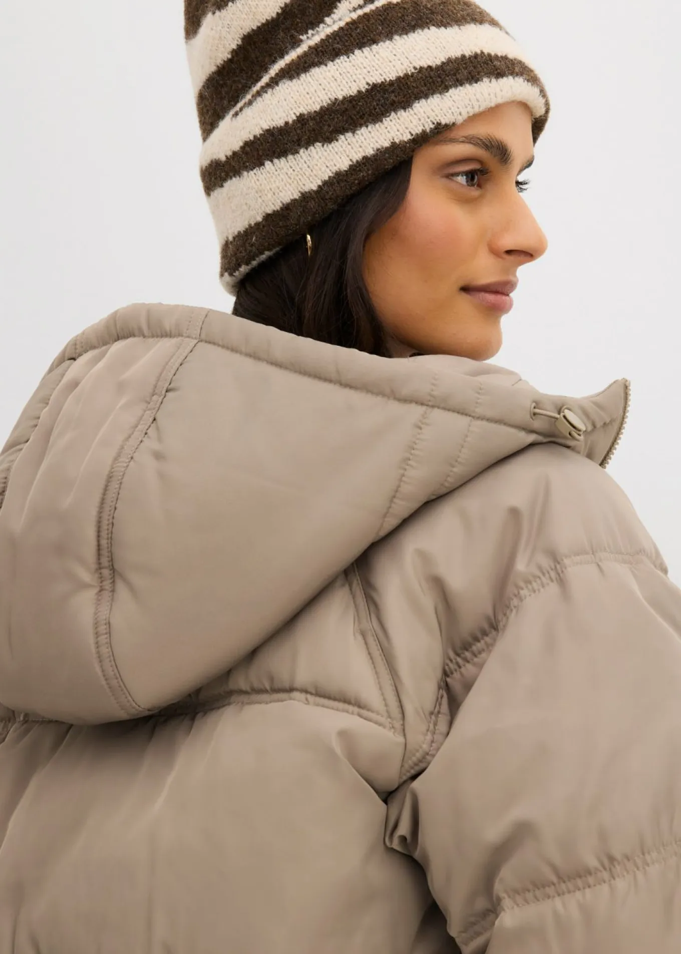 Chaqueta acolchada con corte holgado