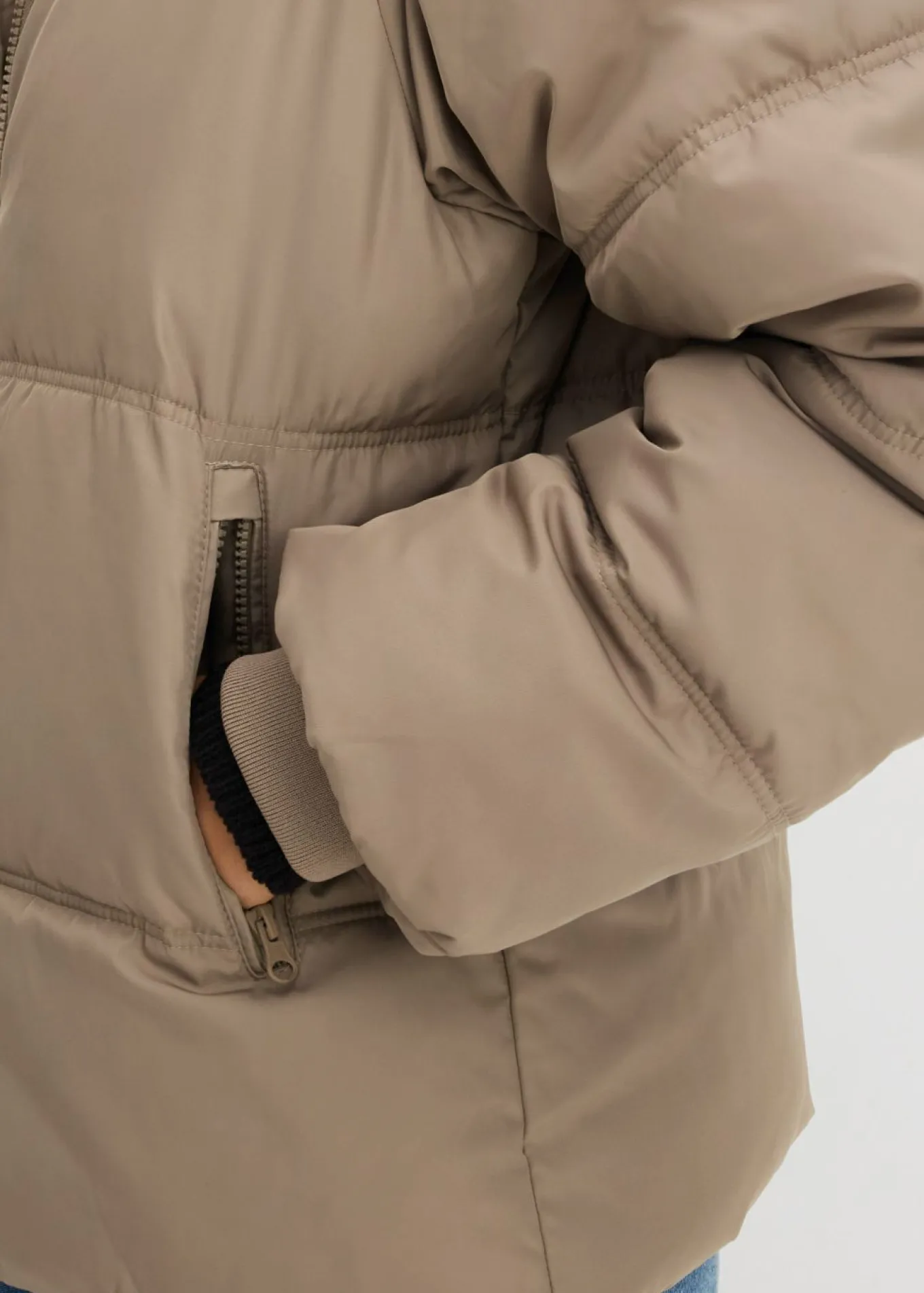 Chaqueta acolchada con corte holgado
