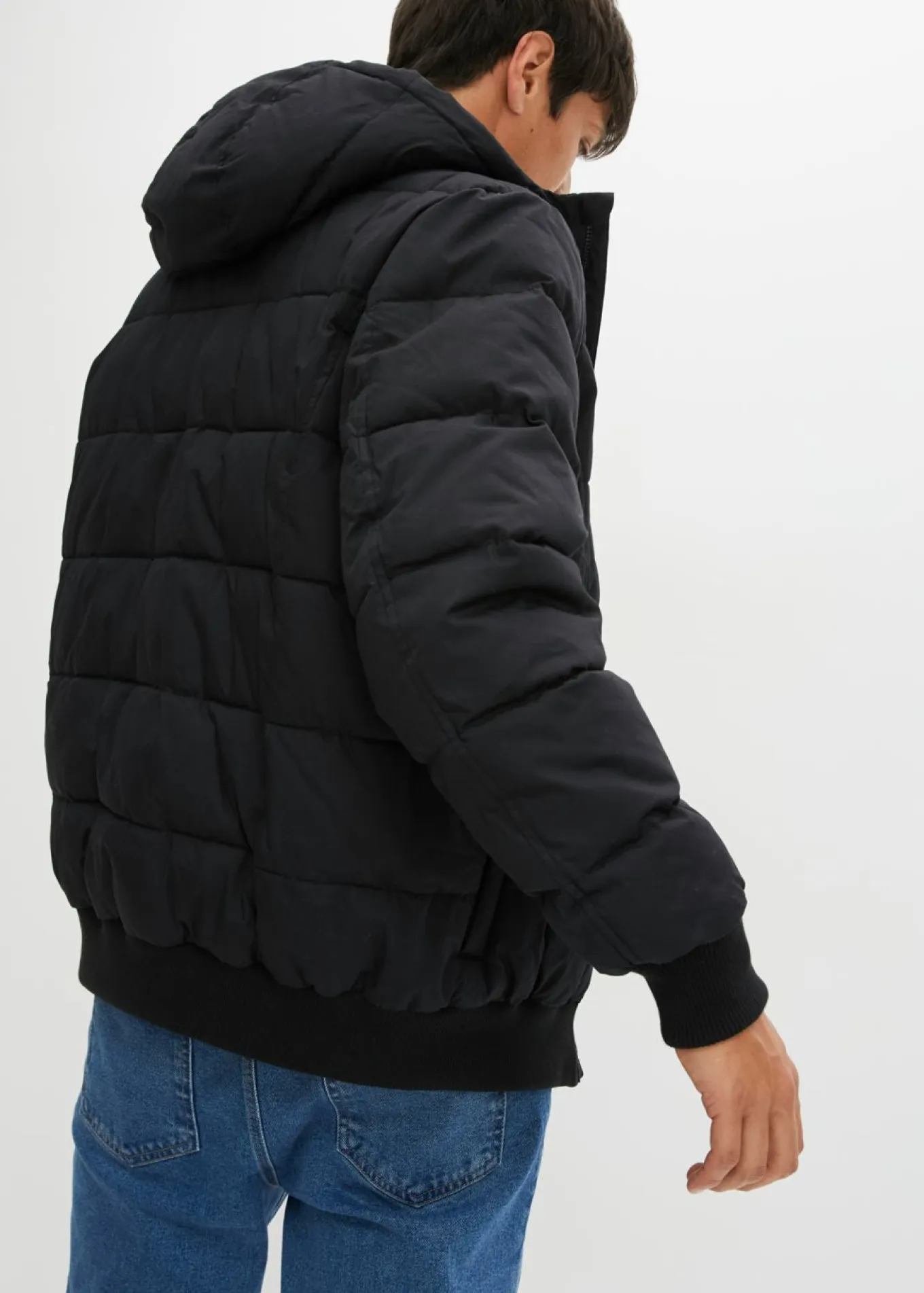 Chaqueta acolchada con corte de cazadora