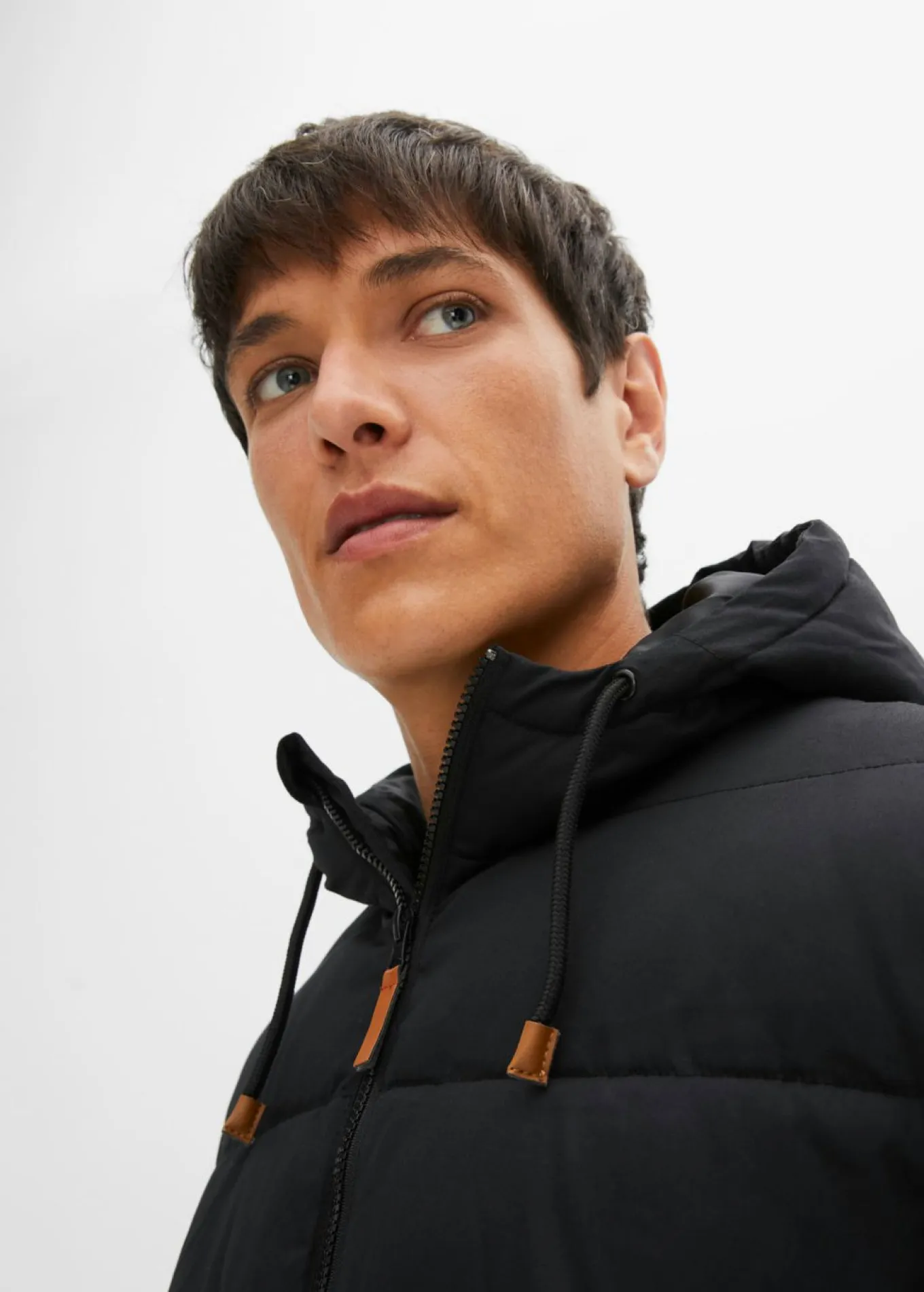 Chaqueta acolchada con corte de cazadora