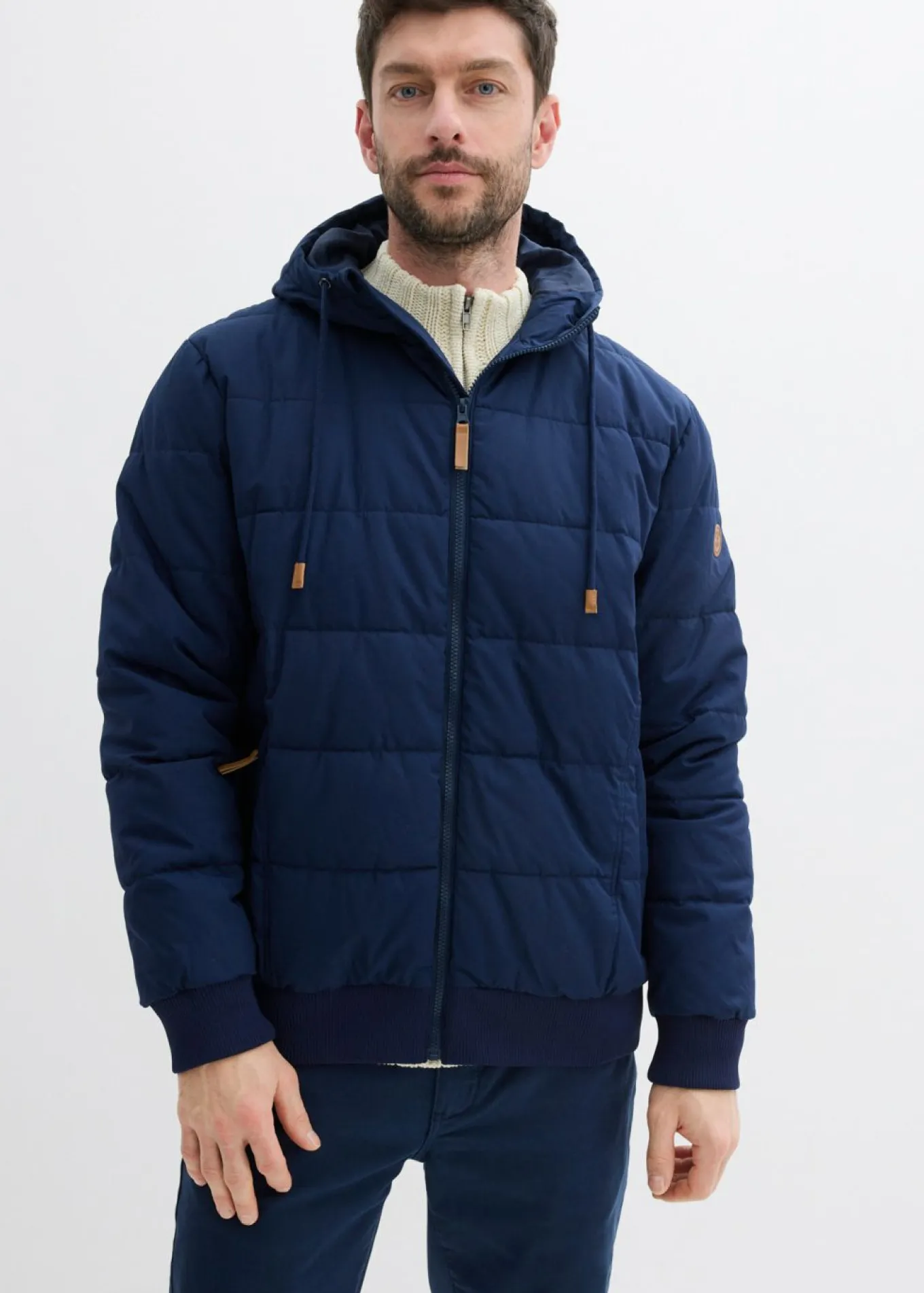 Chaqueta acolchada con corte de cazadora