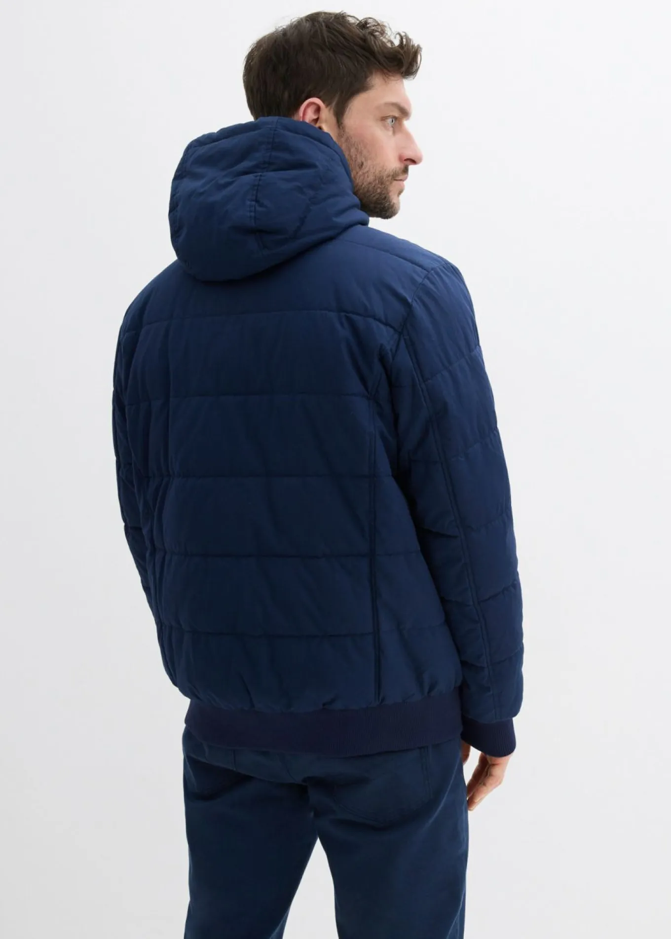 Chaqueta acolchada con corte de cazadora