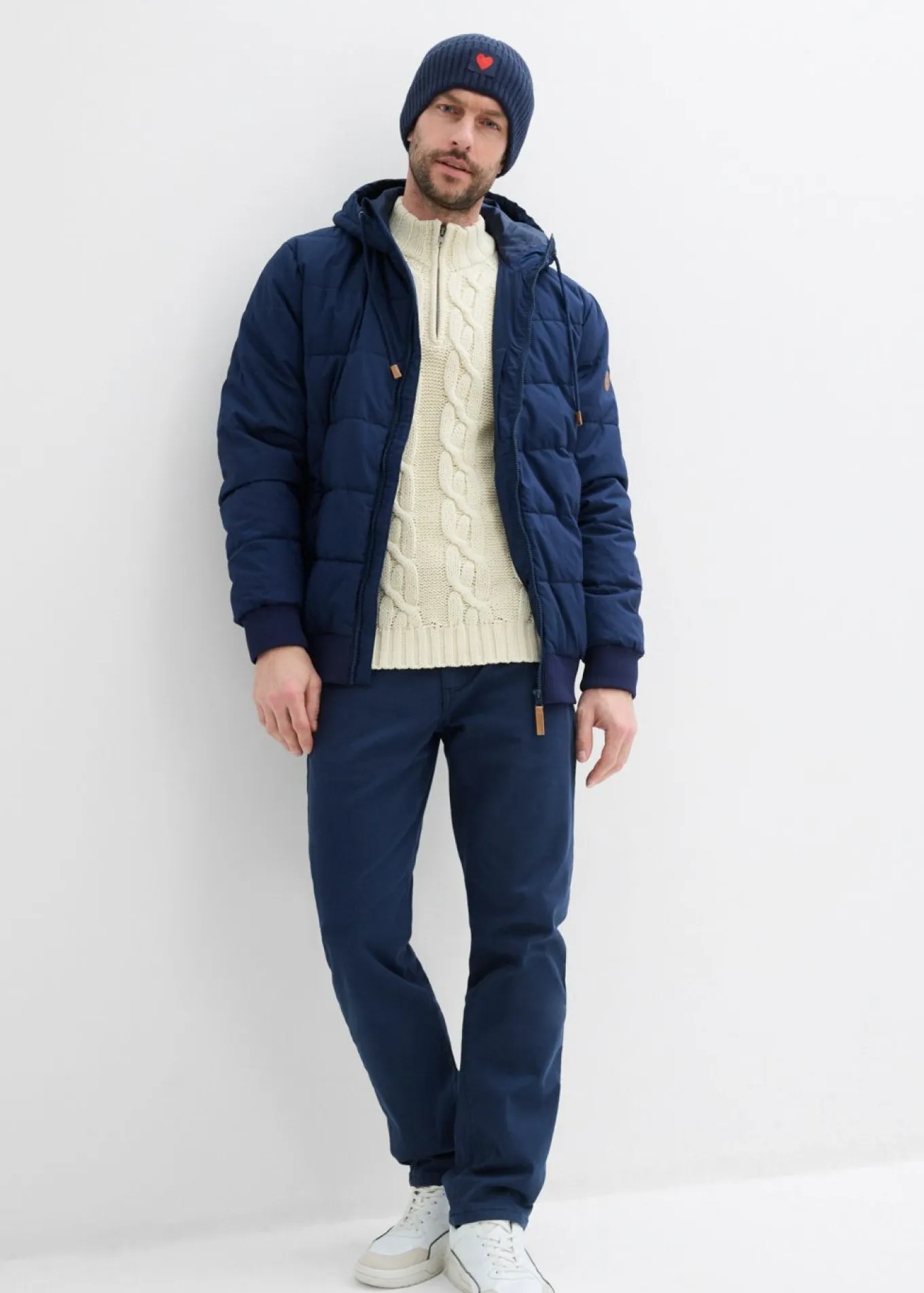 Chaqueta acolchada con corte de cazadora