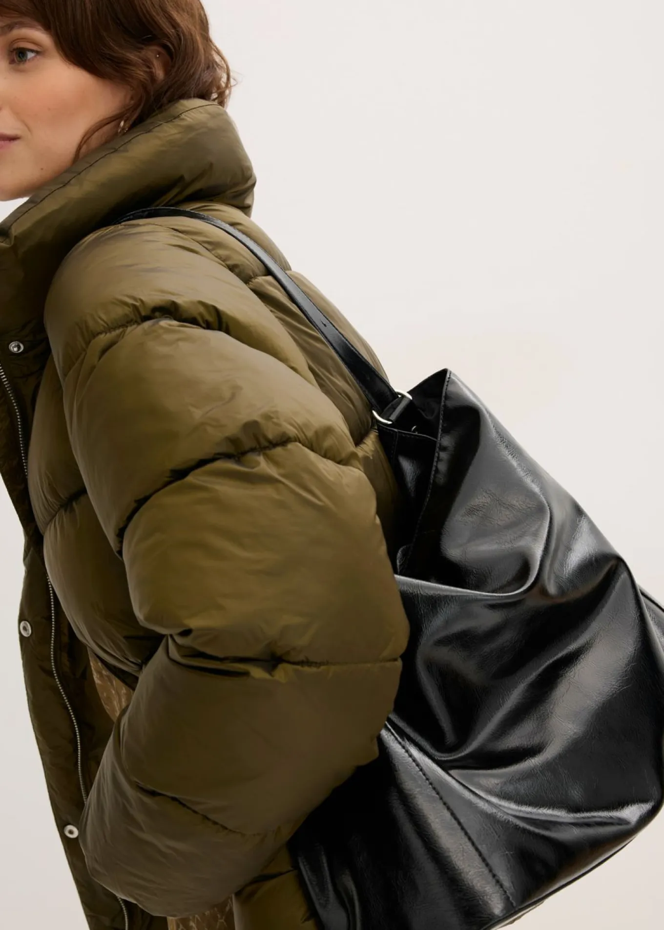 Chaqueta acolchada con corte holgado