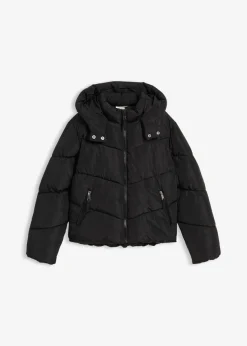 Chaqueta acolchada con forro cálido y capucha