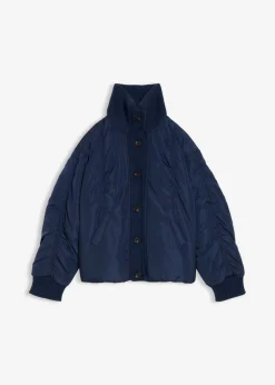 Chaqueta acolchada con puños de punto