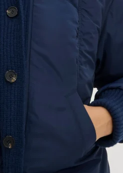 Chaqueta acolchada con puños de punto