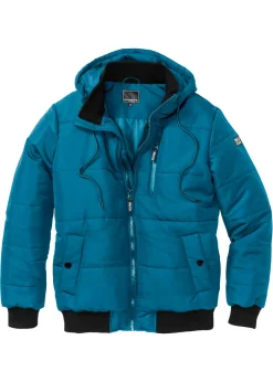 Chaqueta acolchada de invierno tipo cazadora con capucha