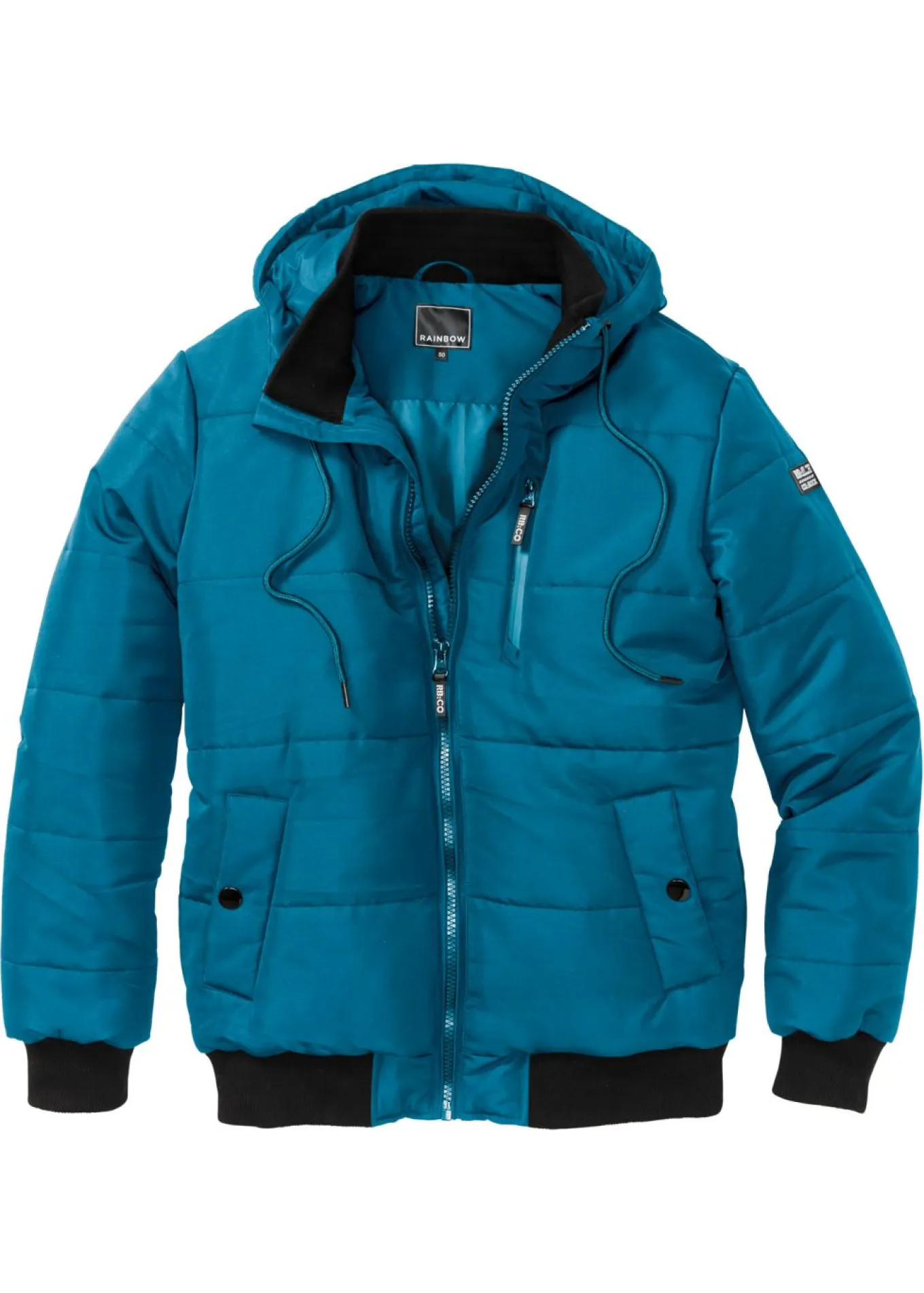 Chaqueta acolchada de invierno tipo cazadora con capucha