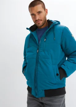 Chaqueta acolchada de invierno tipo cazadora con capucha