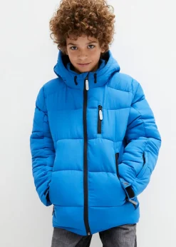 Chaqueta acolchada de invierno con forro cálido y capucha