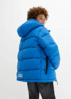 Chaqueta acolchada de invierno con forro cálido y capucha