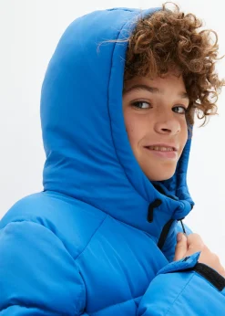 Chaqueta acolchada de invierno con forro cálido y capucha
