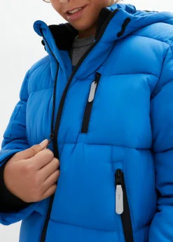 Chaqueta acolchada de invierno con forro cálido y capucha