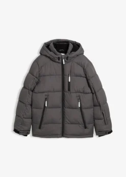 Chaqueta acolchada de invierno con forro cálido y capucha