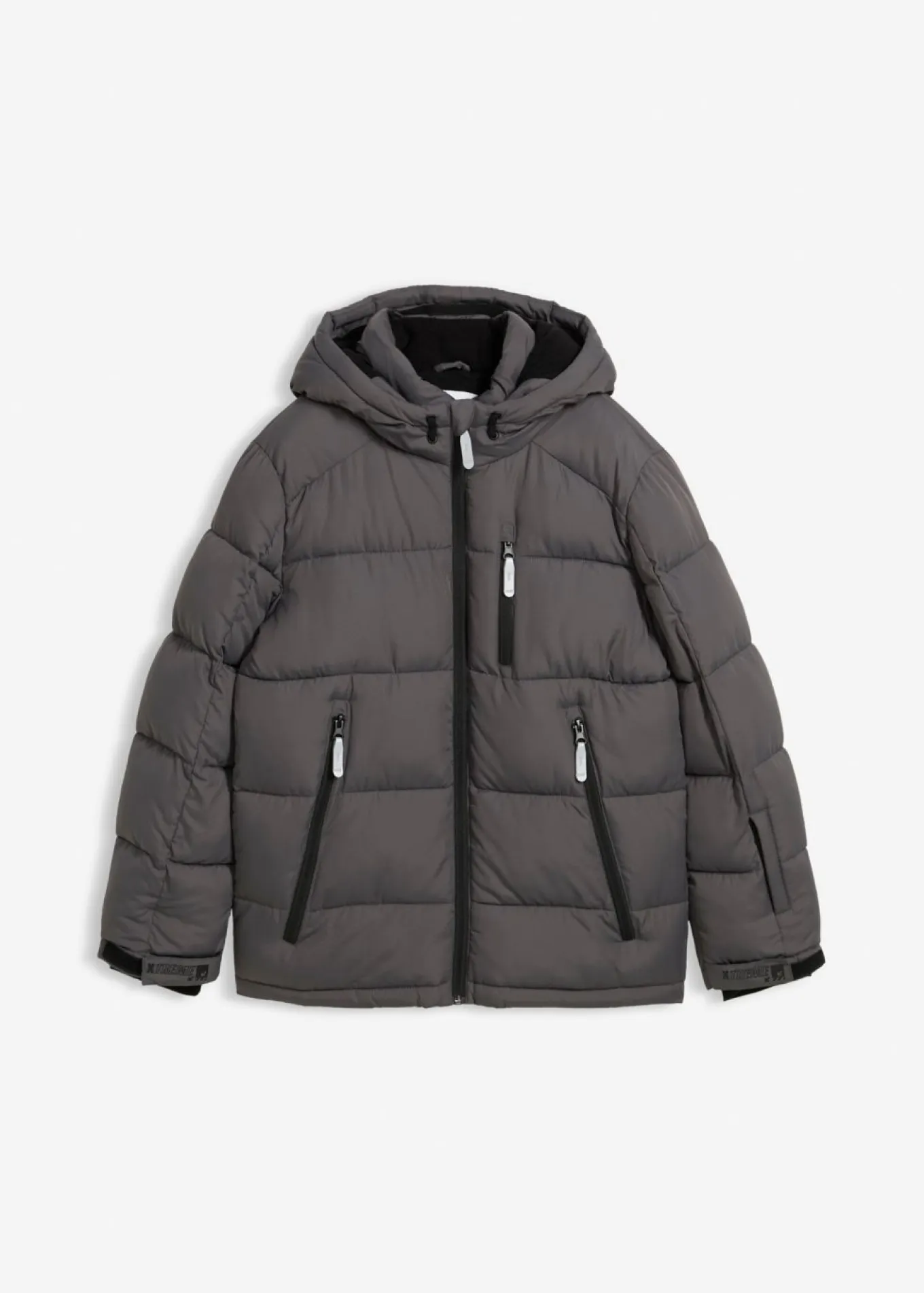 Chaqueta acolchada de invierno con forro cálido y capucha