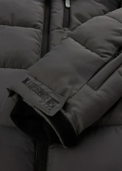 Chaqueta acolchada de invierno con forro cálido y capucha