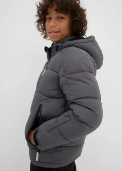Chaqueta acolchada de invierno con forro cálido y capucha