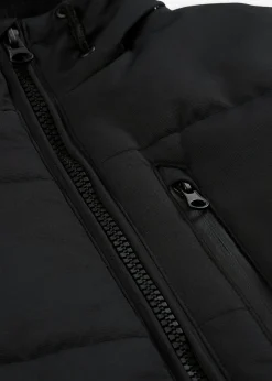 Chaqueta acolchada de invierno tipo cazadora con capucha