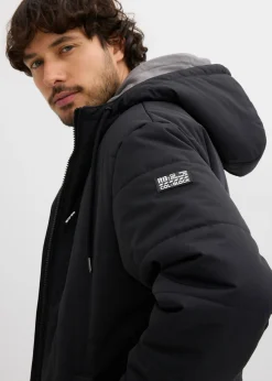 Chaqueta acolchada de invierno tipo cazadora con capucha