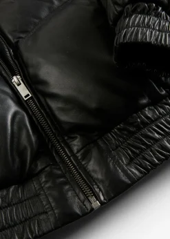Chaqueta acolchada de napa de cordero