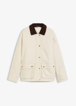 Chaqueta acolchada de sarga