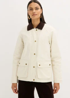 Chaqueta acolchada de sarga