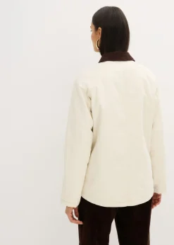 Chaqueta acolchada de sarga