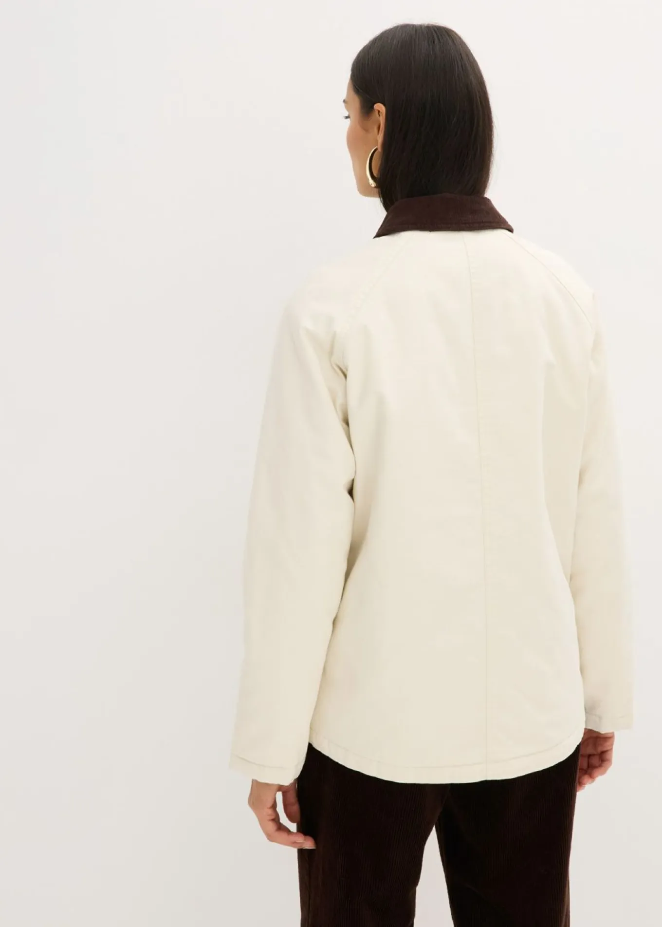 Chaqueta acolchada de sarga